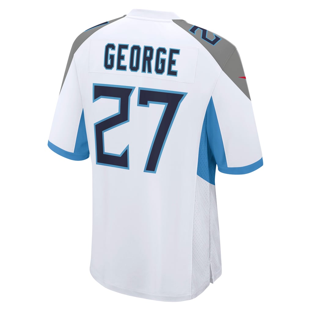 Men's Tennessee Titans Eddie George Nike White Retired Player Game Jersey - Image 4