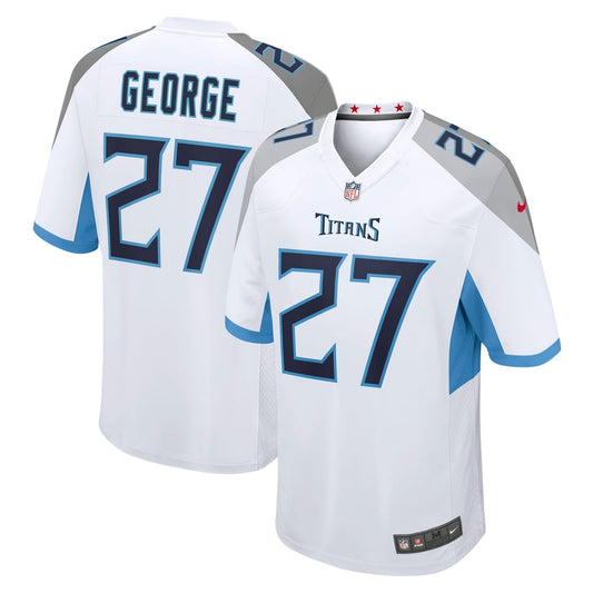 Men's Tennessee Titans Eddie George Nike White Retired Player Game Jersey - Image 1