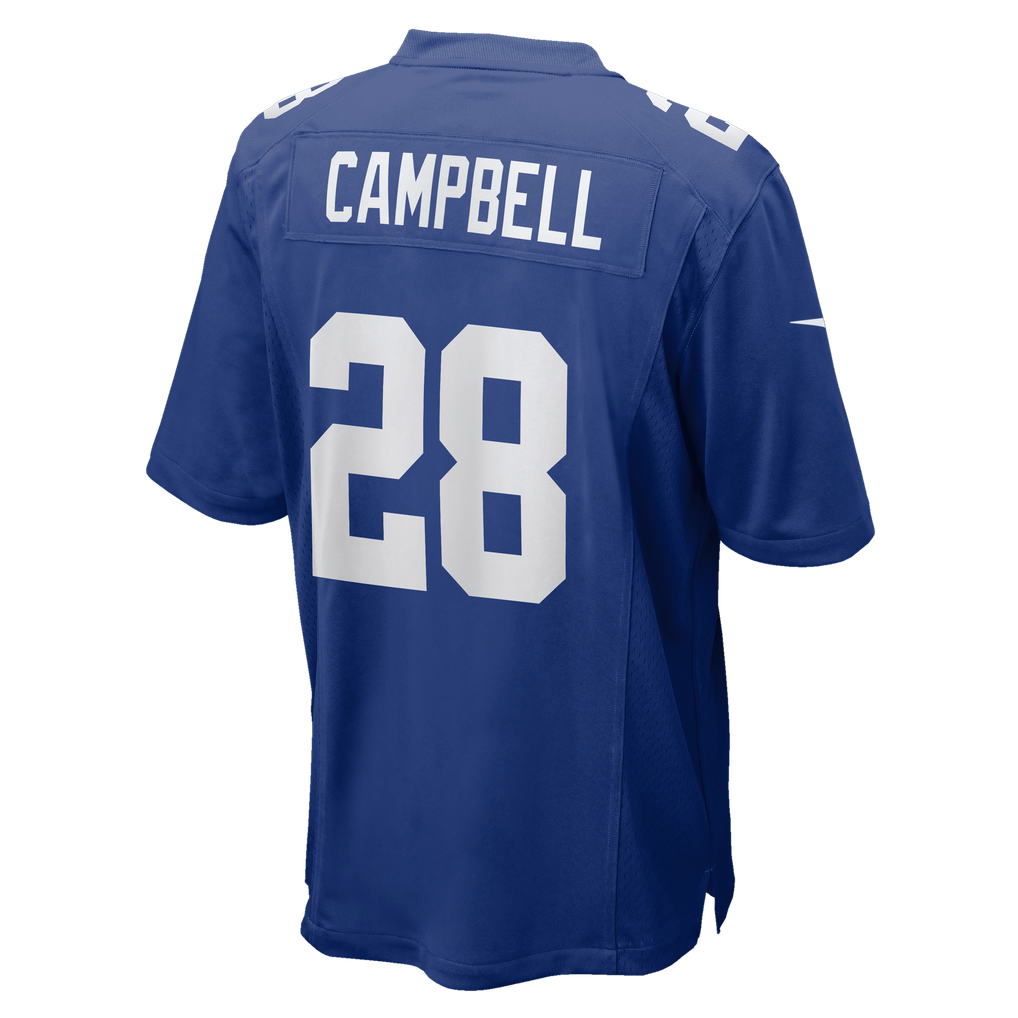 Men's New York Giants Elijah Campbell Nike Royal Team Game Jersey - Image 6