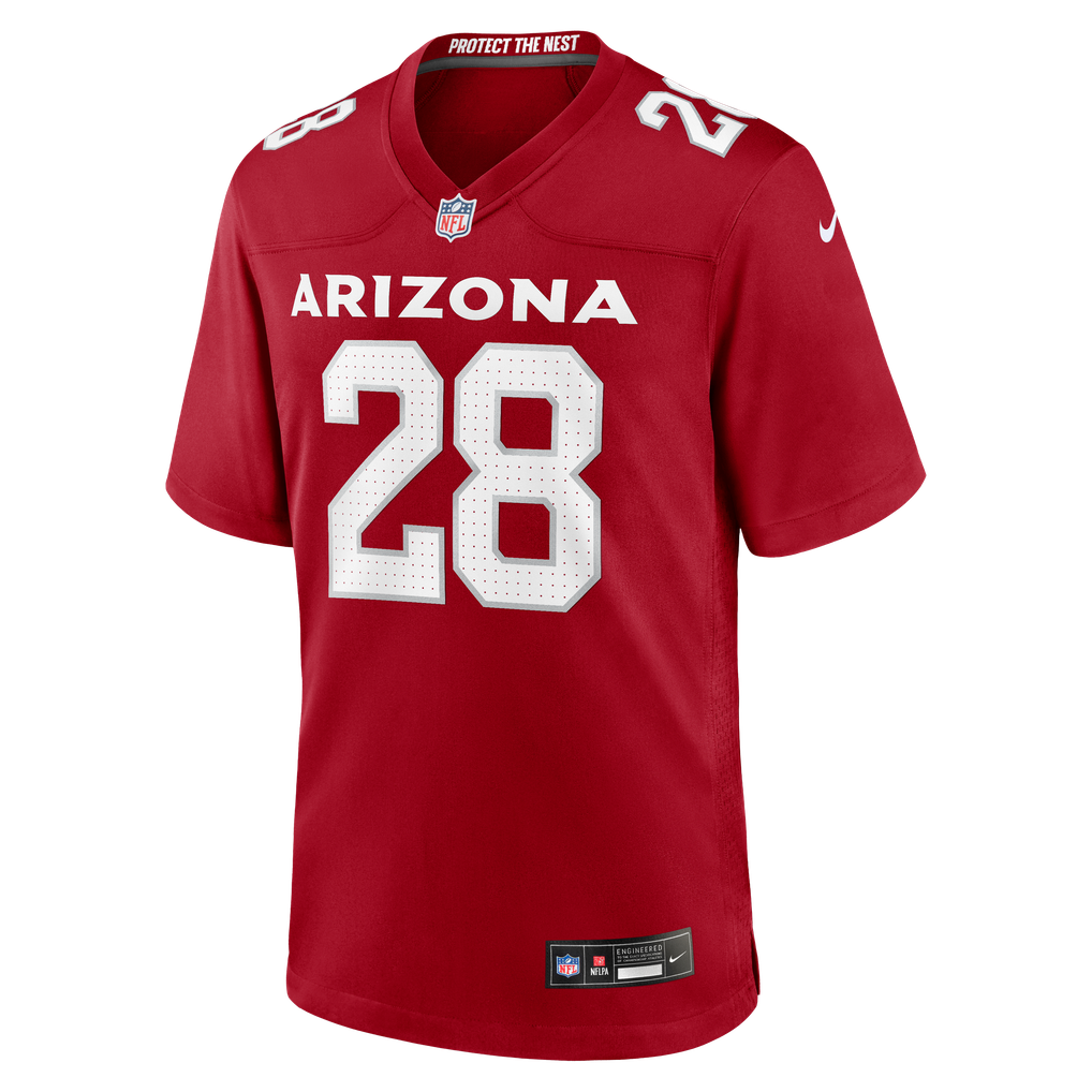 Men's Arizona Cardinals Elijah Jones Nike  Cardinal Team Game Jersey - Image 3