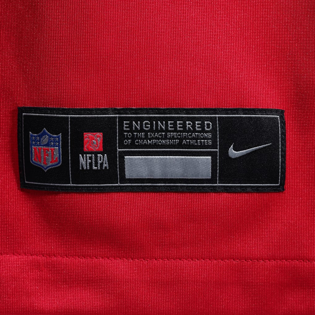 Men's Tampa Bay Buccaneers Elijah Roberts Nike  Red Team Game Jersey - Image 7