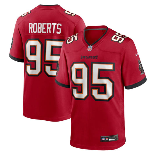 Men's Tampa Bay Buccaneers Elijah Roberts Nike  Red Team Game Jersey - Image 1