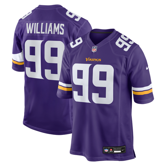 Men's Minnesota Vikings Elijah Williams Nike  Purple Team Game Jersey - Image 1