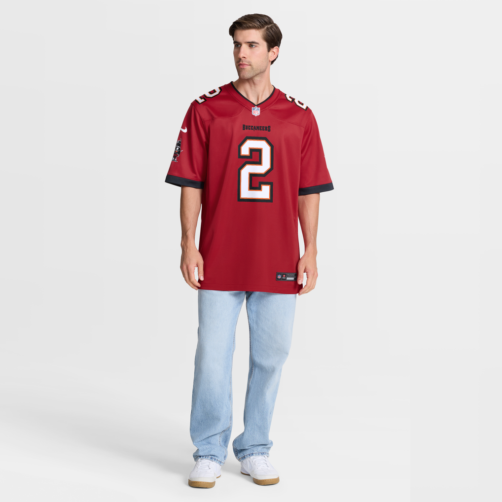Men's  Tampa Bay Buccaneers Emeka Egbuka Nike Red Team  Game Jersey - Image 5