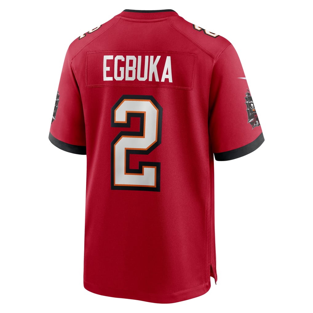 Men's  Tampa Bay Buccaneers Emeka Egbuka Nike Red Team  Game Jersey - Image 4