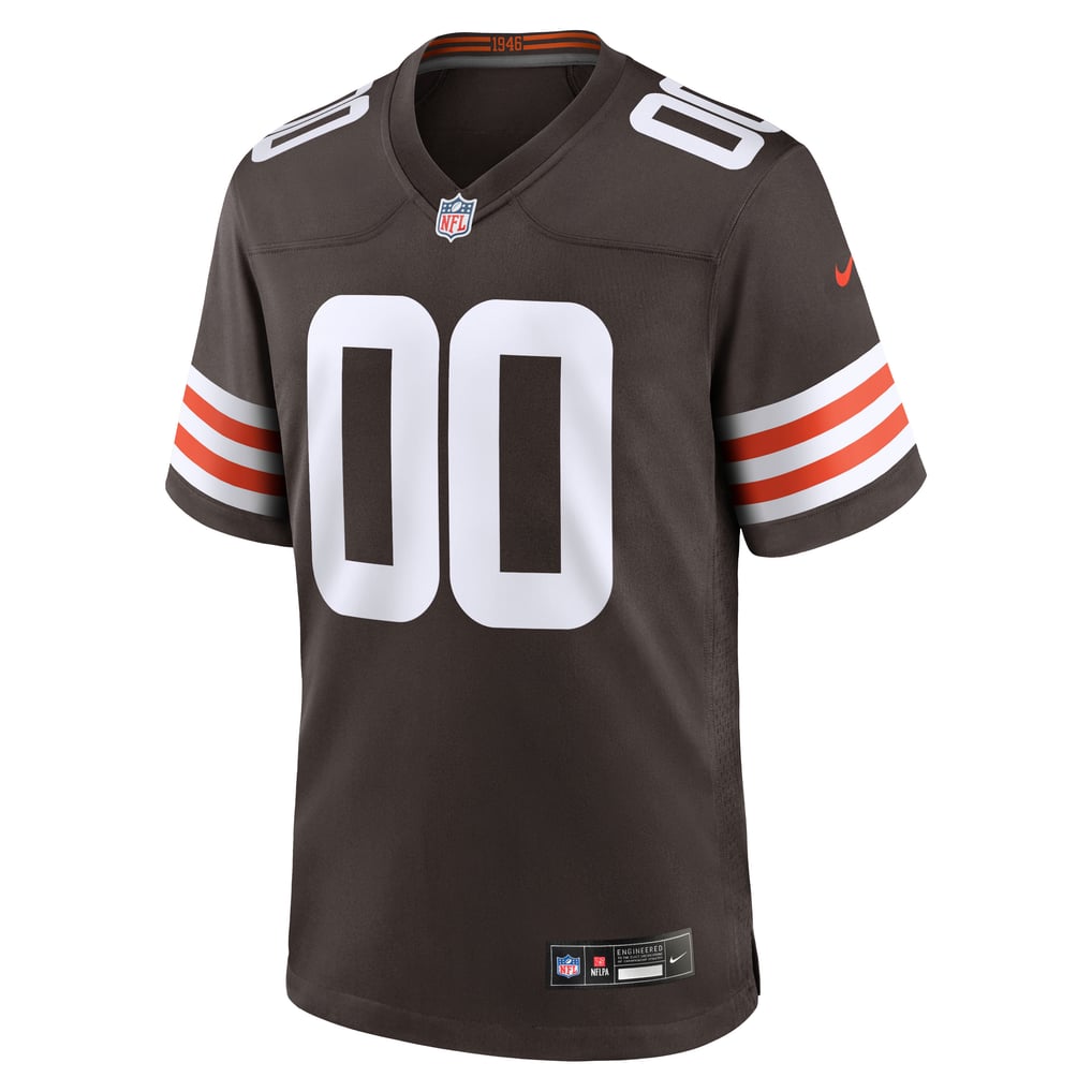 Men's Cleveland Browns Emmanuel McNeil-Warren Nike Brown Game Jersey - Image 3