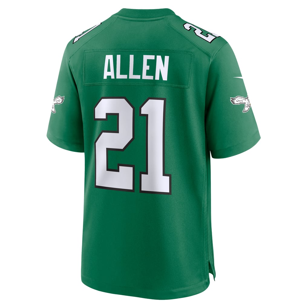 Men's Philadelphia Eagles Eric Allen Nike Kelly Green Retired Player Alternate Game Jersey - Image 4