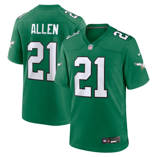 Men's Philadelphia Eagles Eric Allen Nike Kelly Green Retired Player Alternate Game Jersey - Image 1