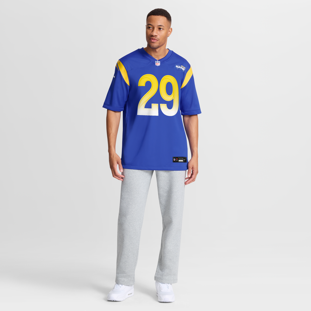 Men's Los Angeles Rams Eric Dickerson Nike Royal Game Retired Player Jersey - Image 8