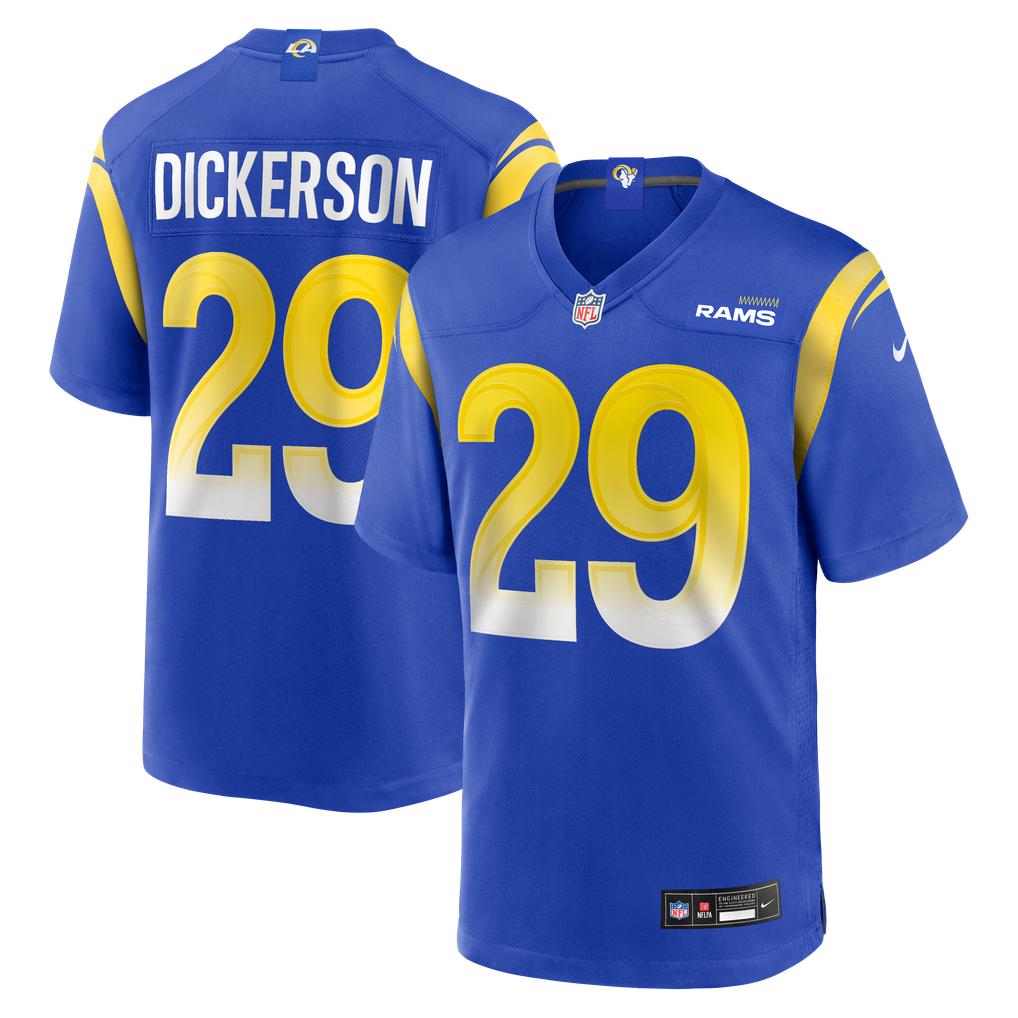 Men's Los Angeles Rams Eric Dickerson Nike Royal Game Retired Player Jersey - Image 2