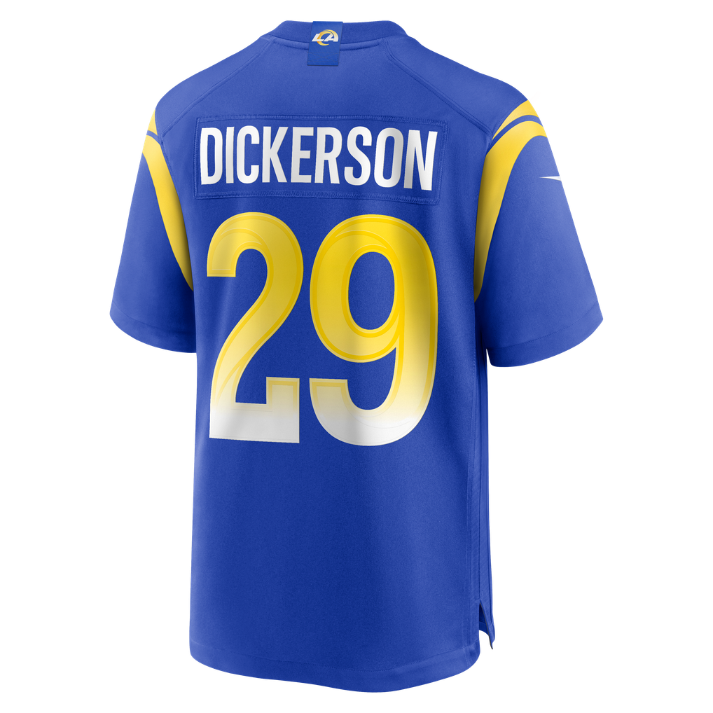 Men's Los Angeles Rams Eric Dickerson Nike Royal Game Retired Player Jersey - Image 4