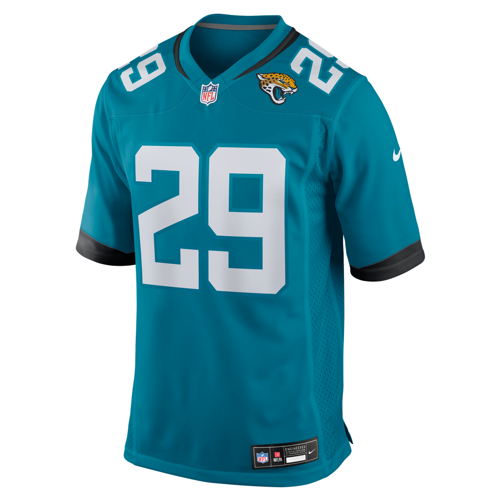 Men's Jacksonville Jaguars Eric Murray Nike  Teal Team Game Jersey - Image 3