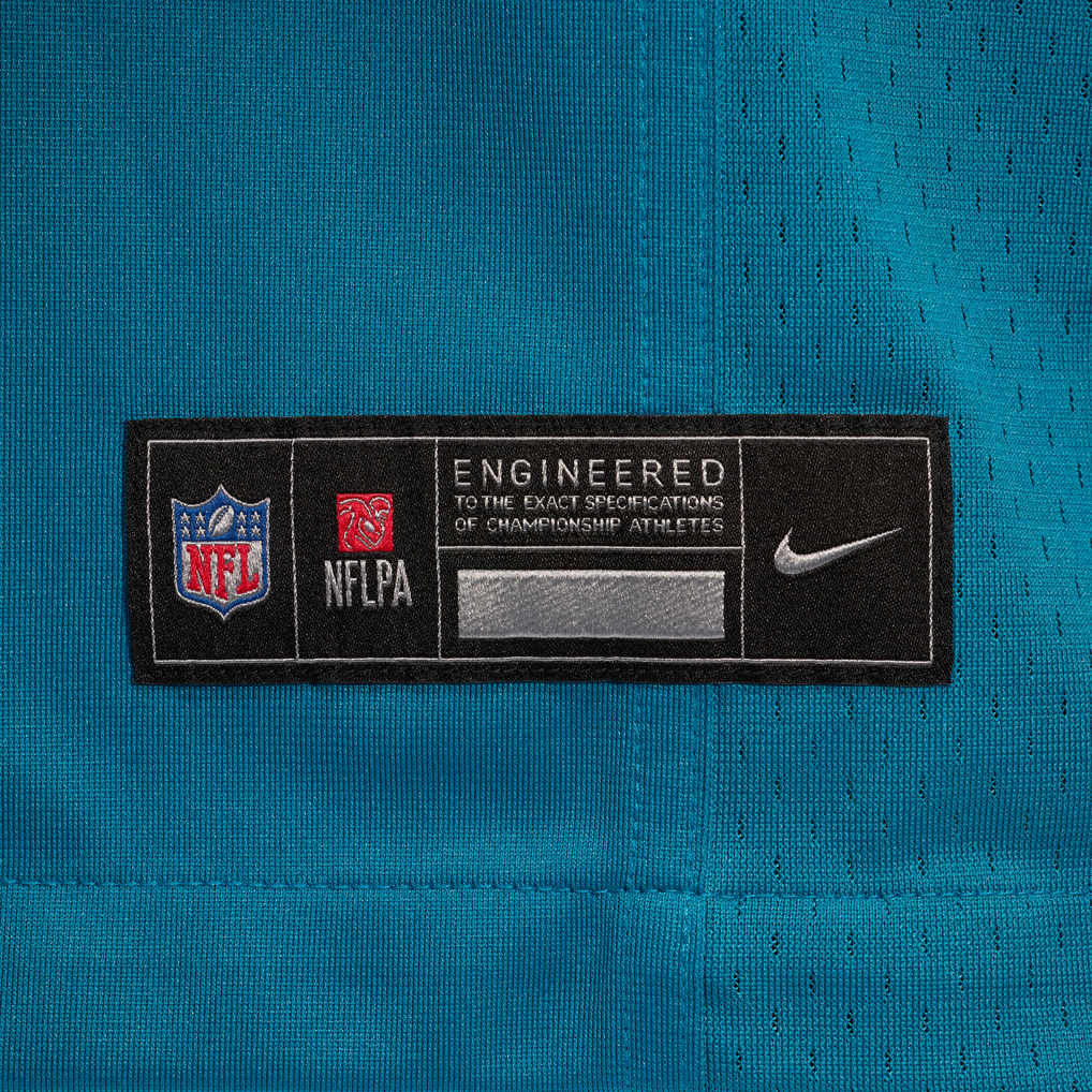 Men's Jacksonville Jaguars Eric Murray Nike  Teal Team Game Jersey - Image 7