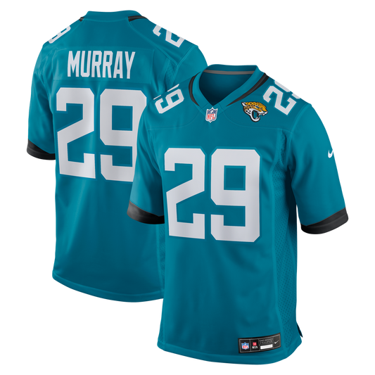 Men's Jacksonville Jaguars Eric Murray Nike  Teal Team Game Jersey - Image 1