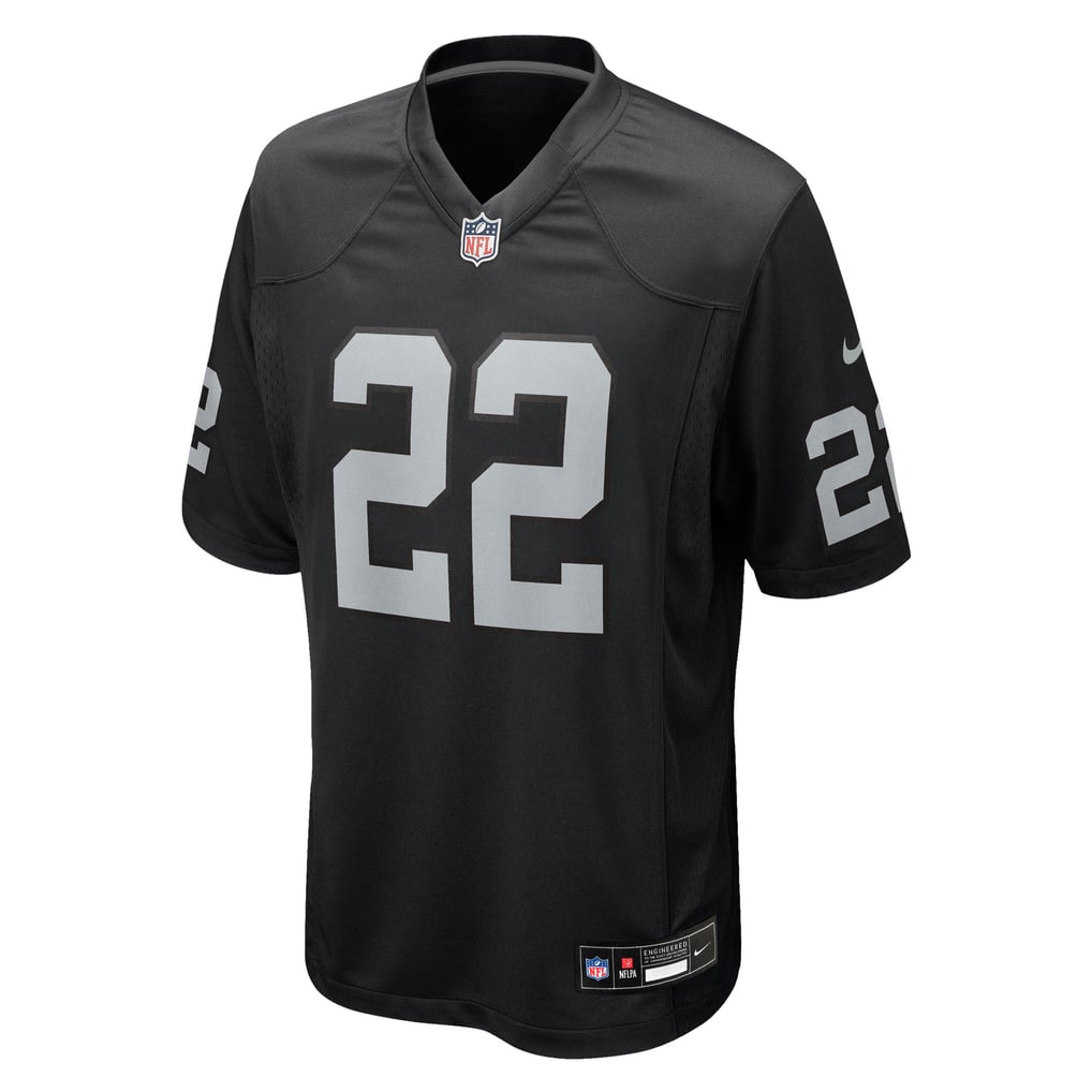Men's Las Vegas Raiders Eric Stokes Nike  Black Team Game Jersey - Image 3