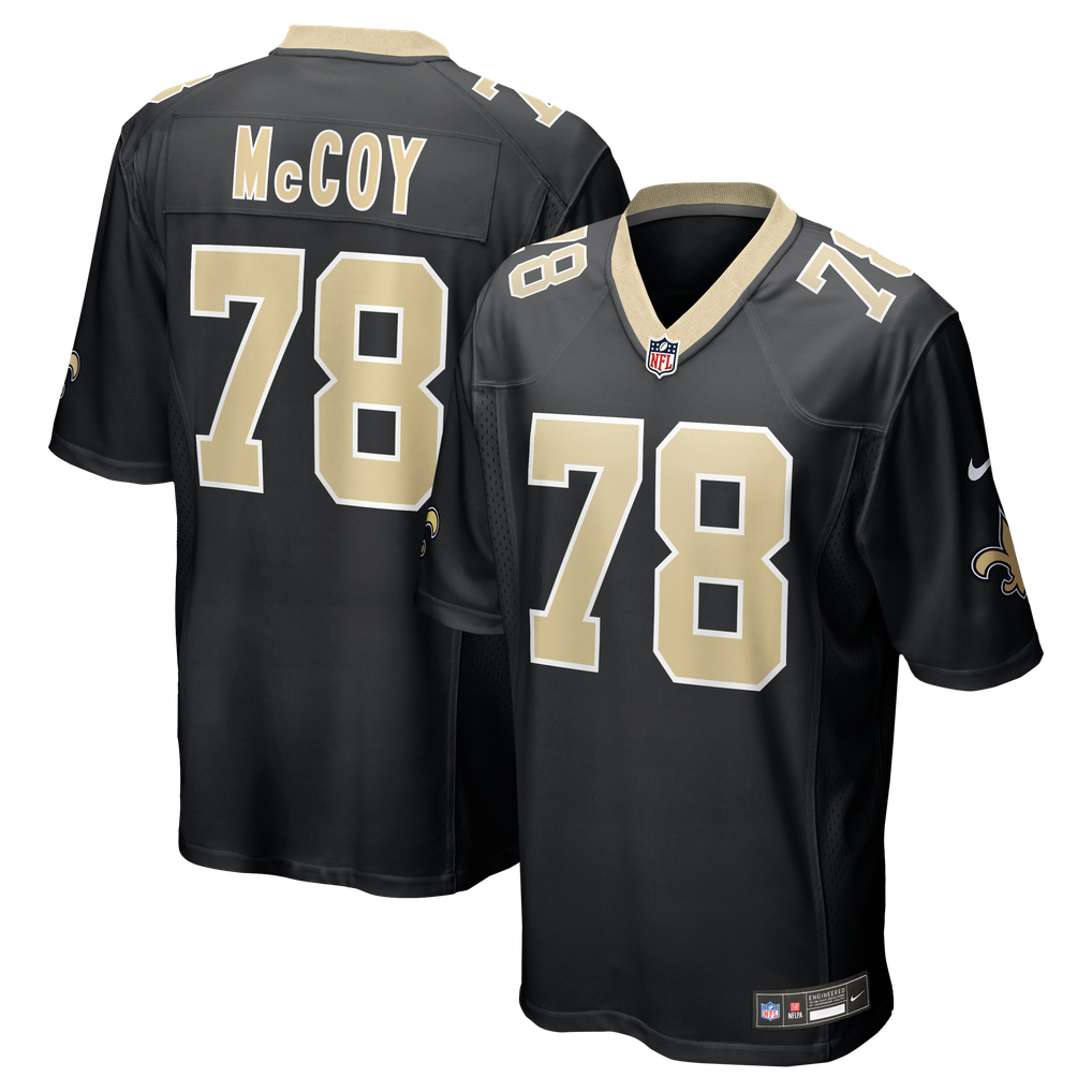 Men's New Orleans Saints Erik Mccoy Nike Black Game Jersey - Image 2