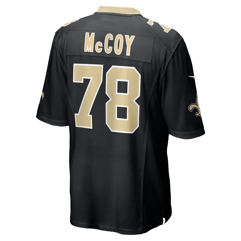 Men's New Orleans Saints Erik Mccoy Nike Black Game Jersey - Image 4