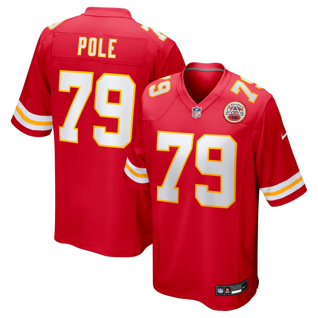 Men's Kansas City Chiefs Esa Pole Nike  Red Team Game Jersey - Image 2