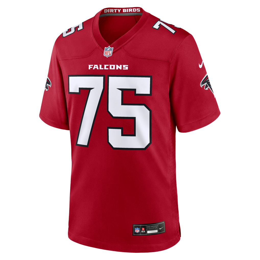 Men's Atlanta Falcons Ethan Onianwa Nike Red Team Game Jersey