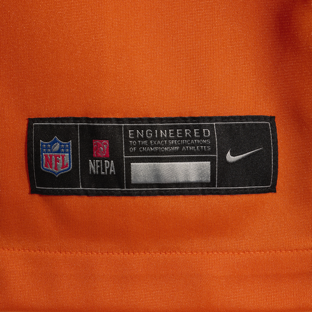 Men's Denver Broncos Evan Engram Nike  Orange Team Game Jersey - Image 7