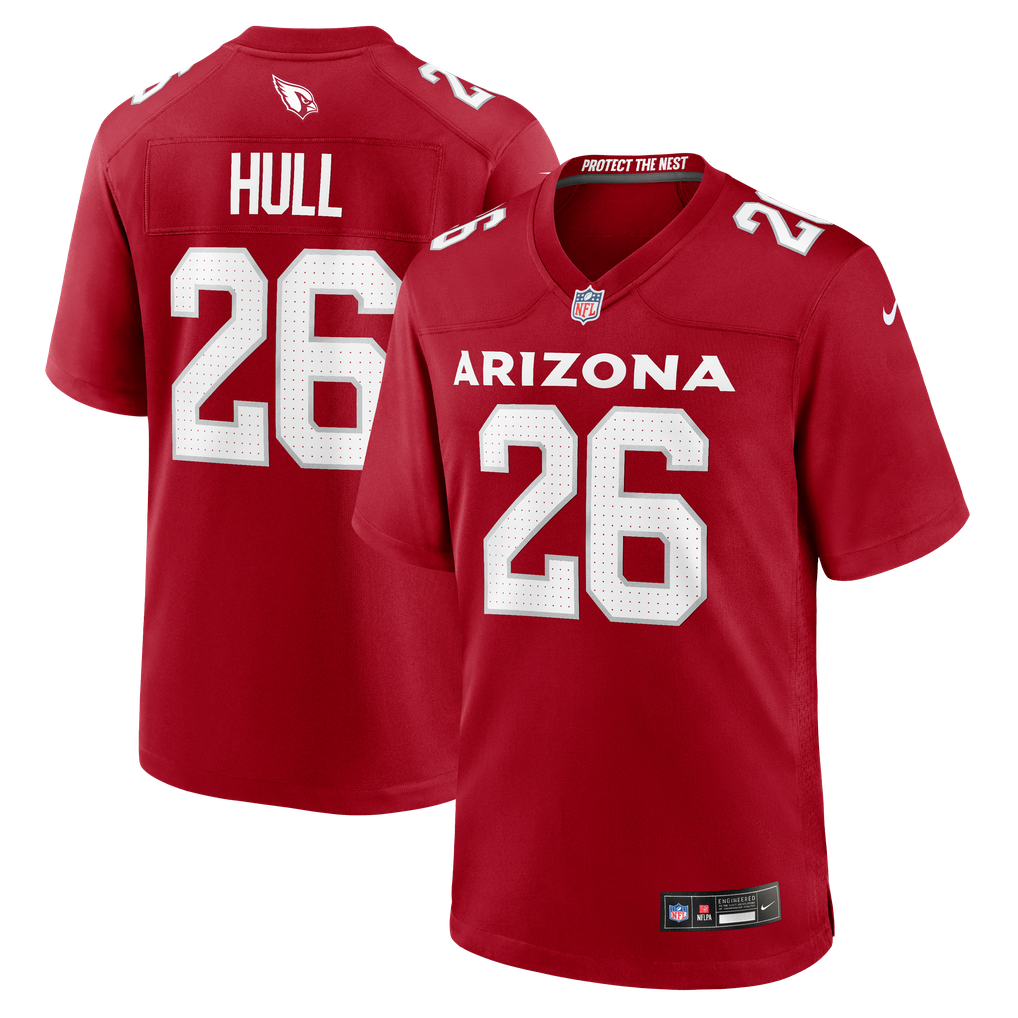 Men's Arizona Cardinals Evan Hull Nike Cardinal Team Game Jersey - Image 2
