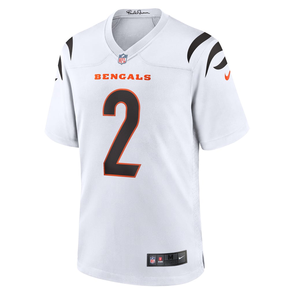 Men's Cincinnati Bengals Evan McPherson Nike White Game Player Jersey - Image 3