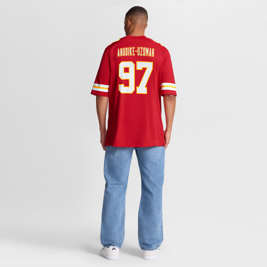 Men's Kansas City Chiefs Felix Anudike-Uzomah Nike Red  Game Jersey - Image 9