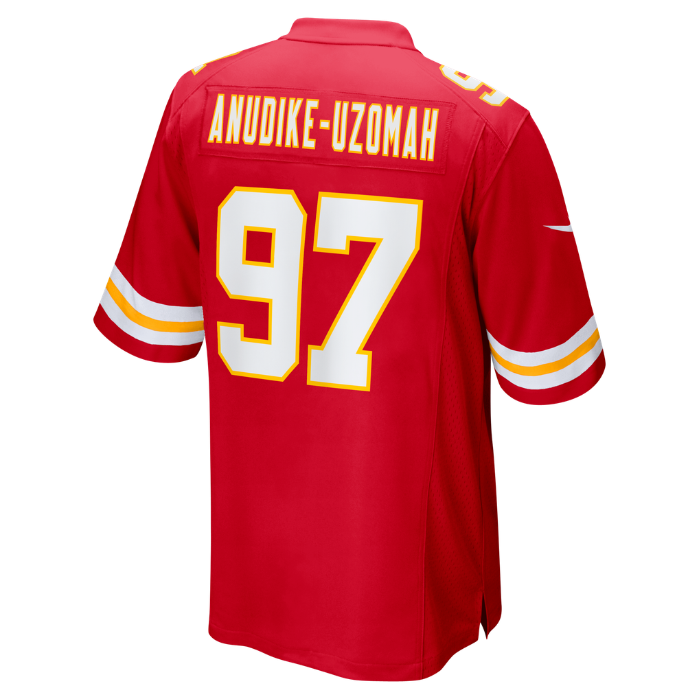 Men's Kansas City Chiefs Felix Anudike-Uzomah Nike Red  Game Jersey - Image 4