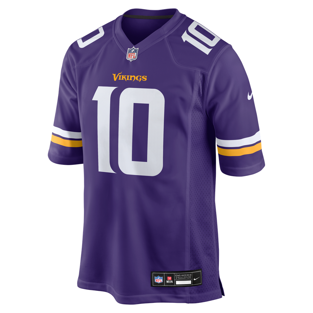 Men's Minnesota Vikings Fran Tarkenton Nike Purple Game Retired Player Jersey - Image 3