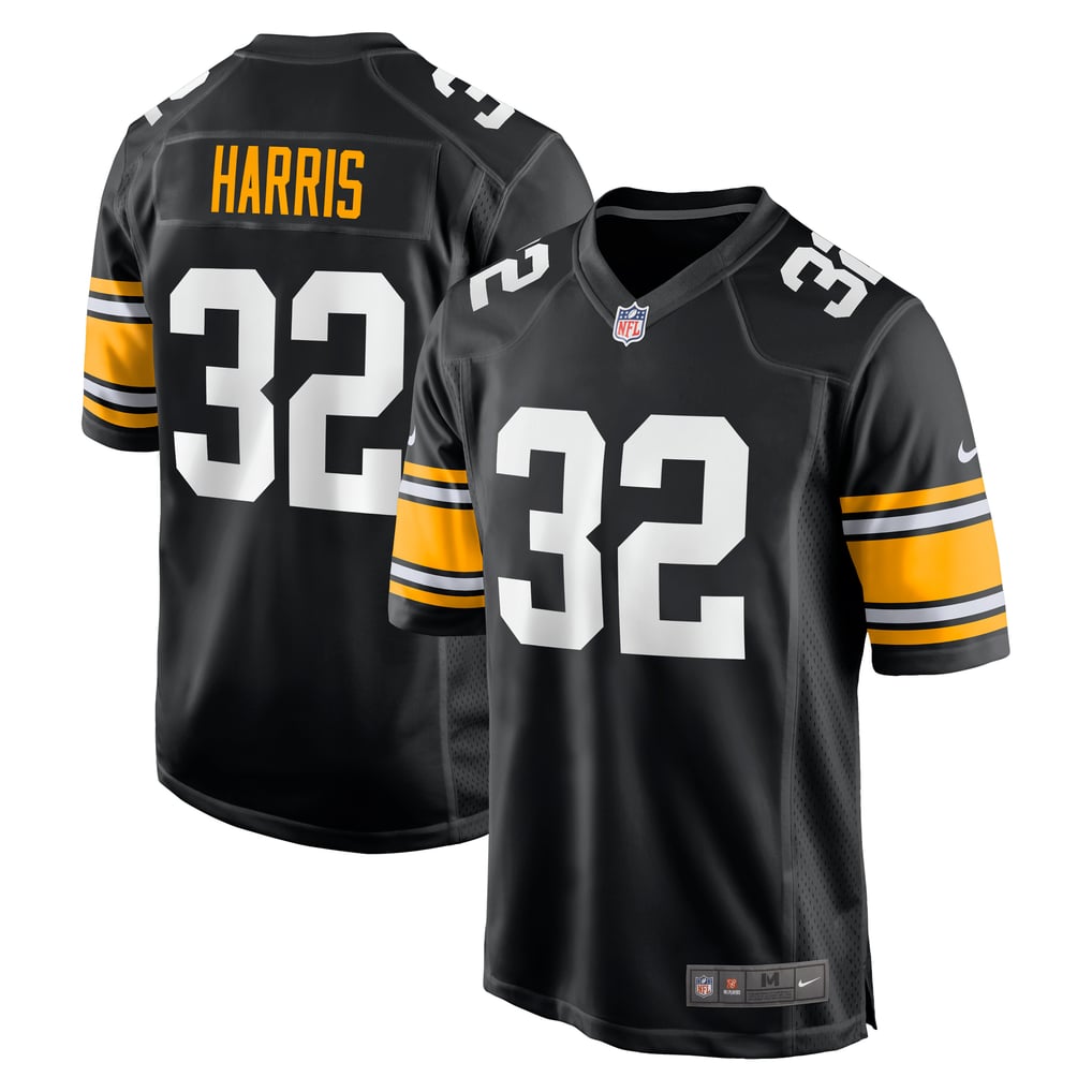 Men's Pittsburgh Steelers Franco Harris Nike Black Alternate Retired Player Jersey - Image 1