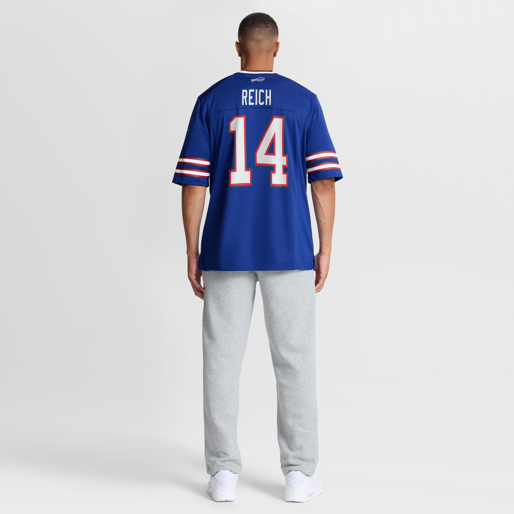 Men's Buffalo Bills Frank Reich Nike Royal Game Retired Player Jersey - Image 9