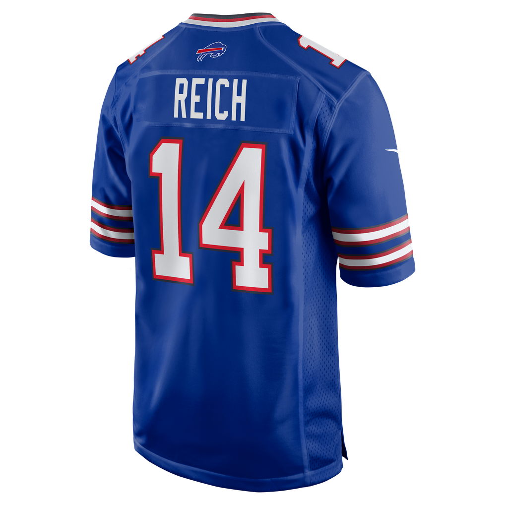 Men's Buffalo Bills Frank Reich Nike Royal Game Retired Player Jersey - Image 4