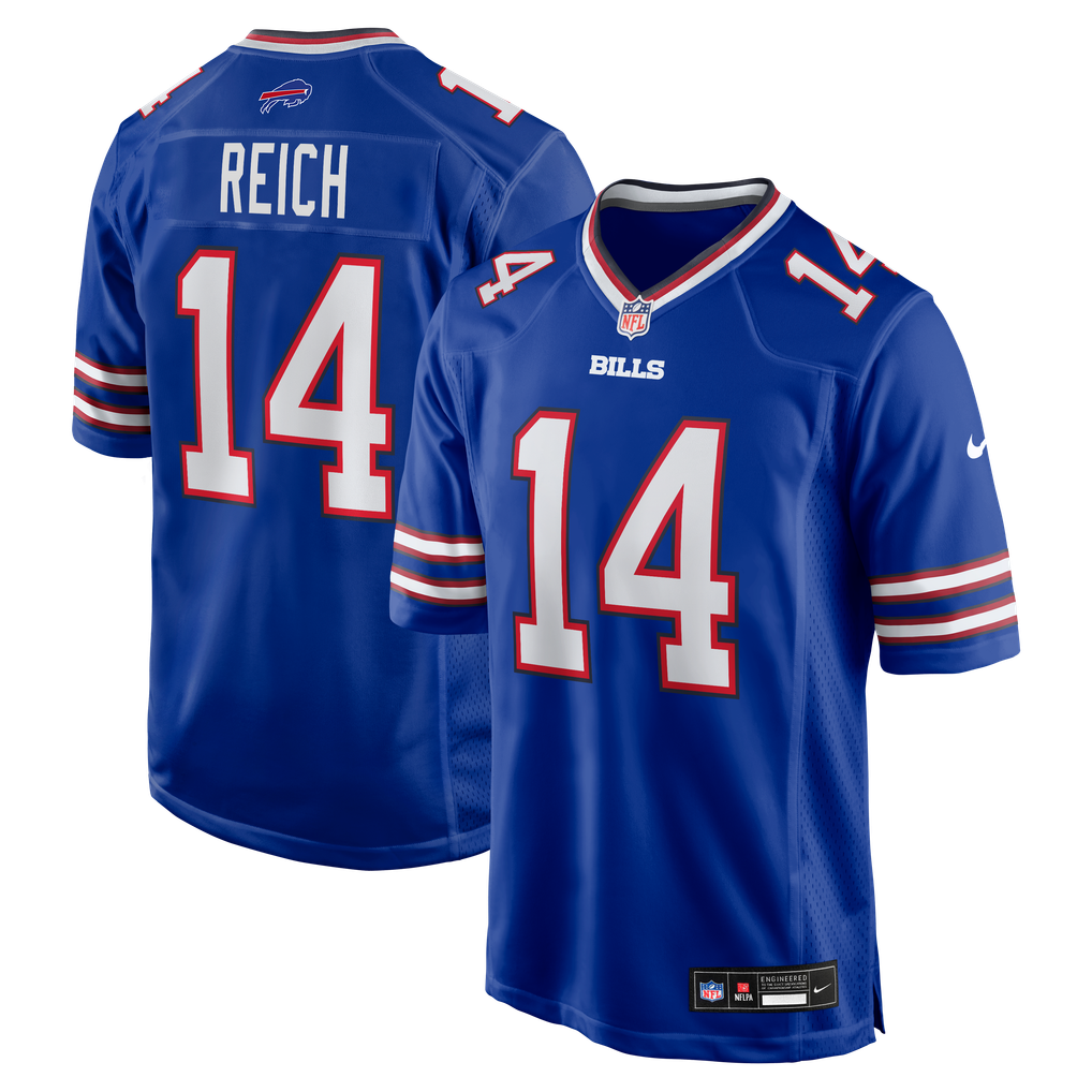 Men's Buffalo Bills Frank Reich Nike Royal Game Retired Player Jersey - Image 1