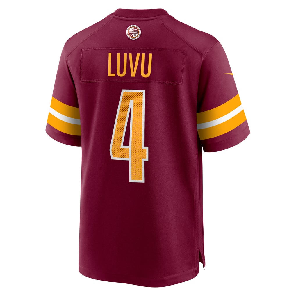 Men's Washington Commanders Frankie Luvu Nike  Burgundy  Game Jersey - Image 4