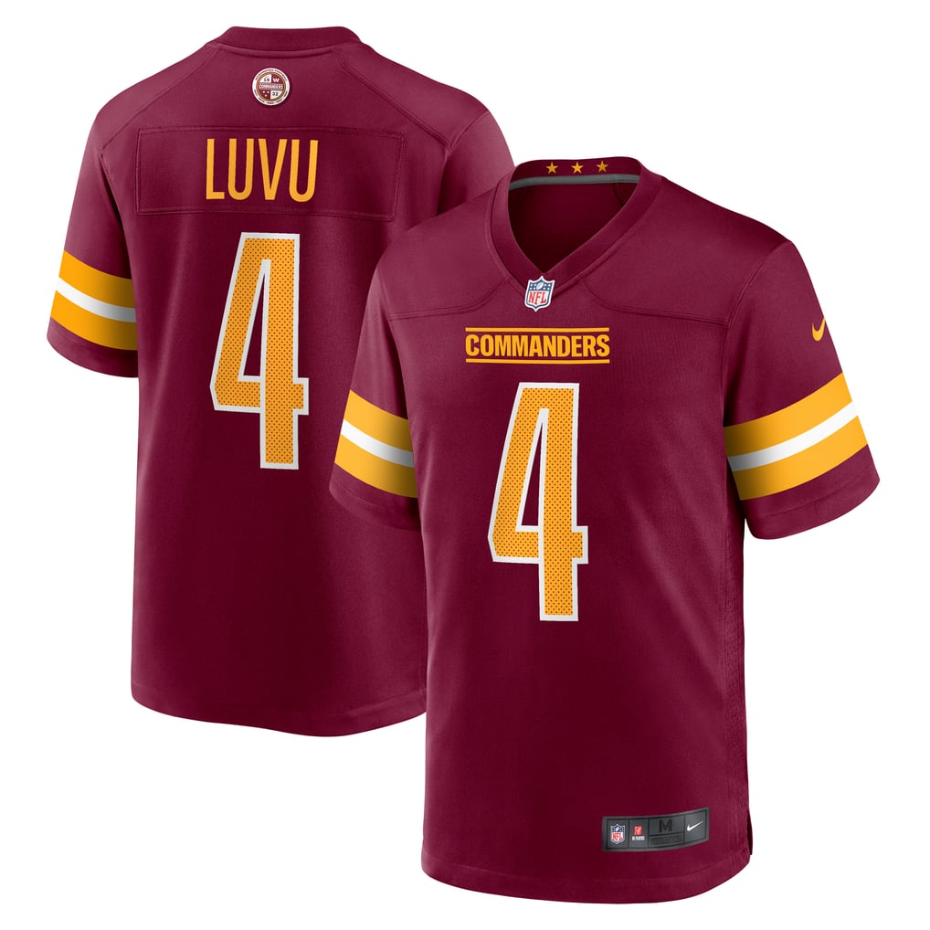Men's Washington Commanders Frankie Luvu Nike  Burgundy  Game Jersey - Image 1