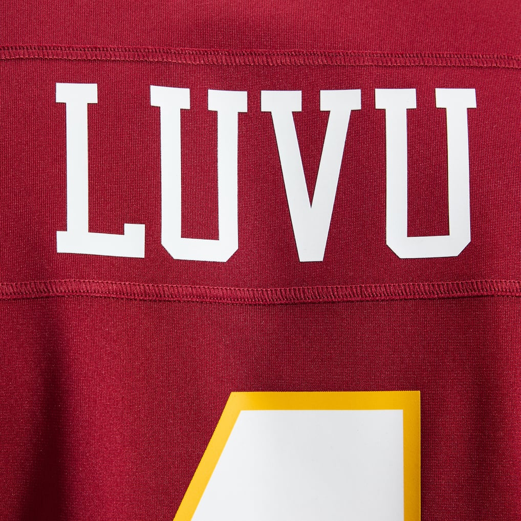 Men's Washington Commanders Frankie Luvu Nike Burgundy Game Jersey - Image 13