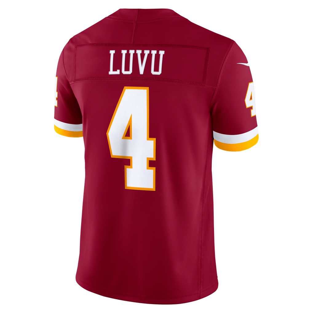 Men's Washington Commanders Frankie Luvu Nike Burgundy Team Vapor F.U.S.E. Stitched Limited Jersey - Image 4