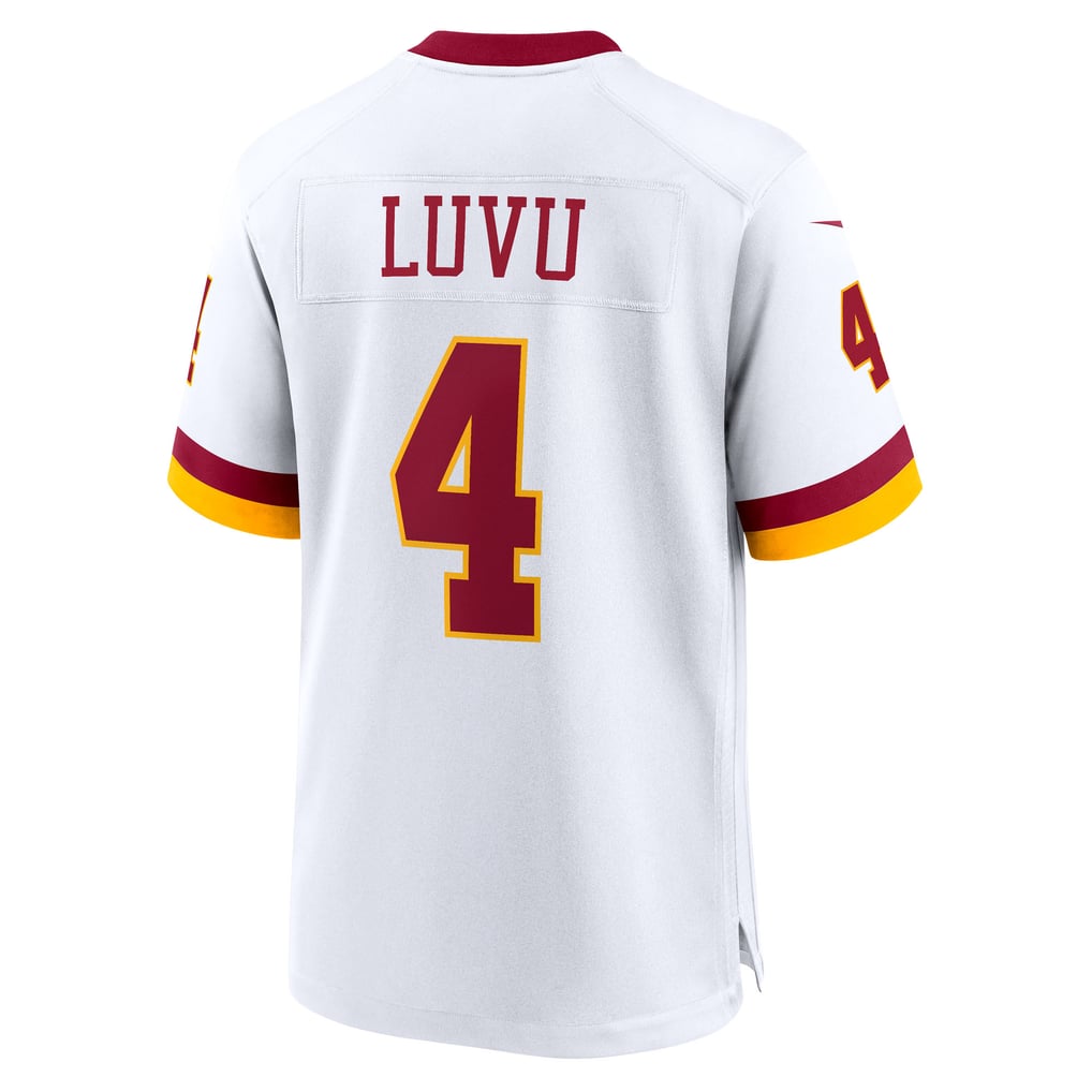 Men's Washington Commanders Frankie Luvu Nike White Game Super Bowl Era Jersey - Image 4