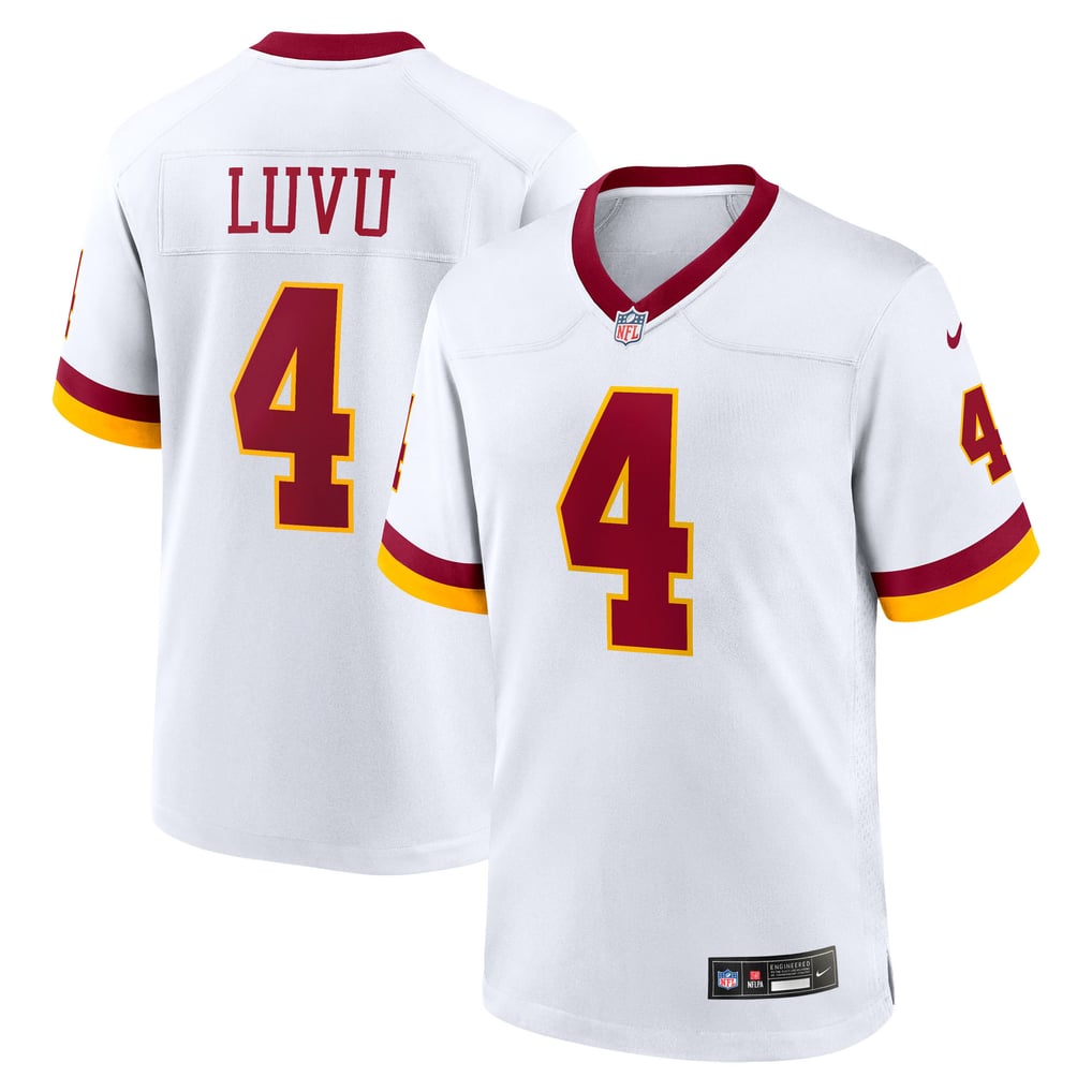 Men's Washington Commanders Frankie Luvu Nike White Game Super Bowl Era Jersey - Image 1