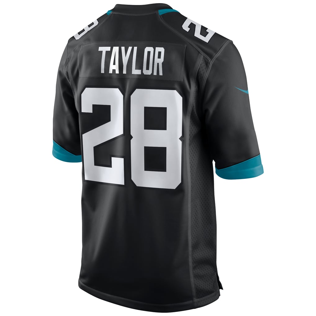 Men's Jacksonville Jaguars Fred Taylor Nike Black Retired Player Alternate Game Jersey - Image 4