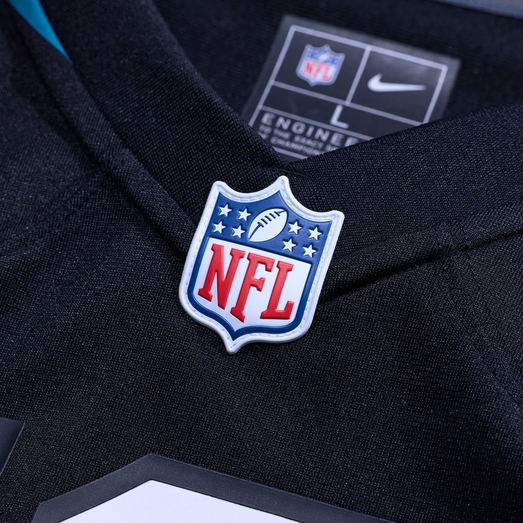 Men's Jacksonville Jaguars Fred Taylor Nike Black Retired Player Alternate Game Jersey - Image 5