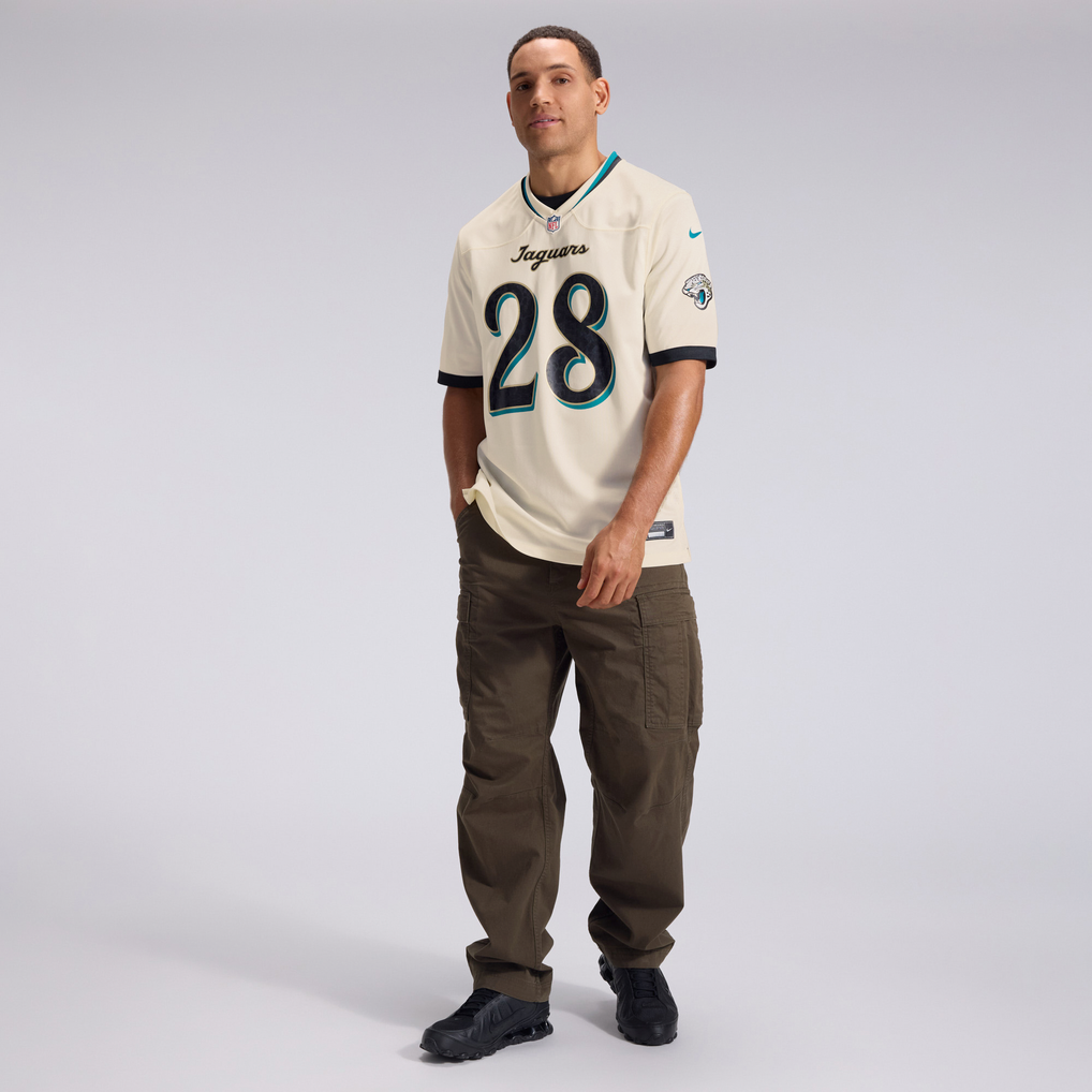 Men's Jacksonville Jaguars Fred Taylor Nike Natural 2026 Rivalries Collection Game Jersey - Image 5