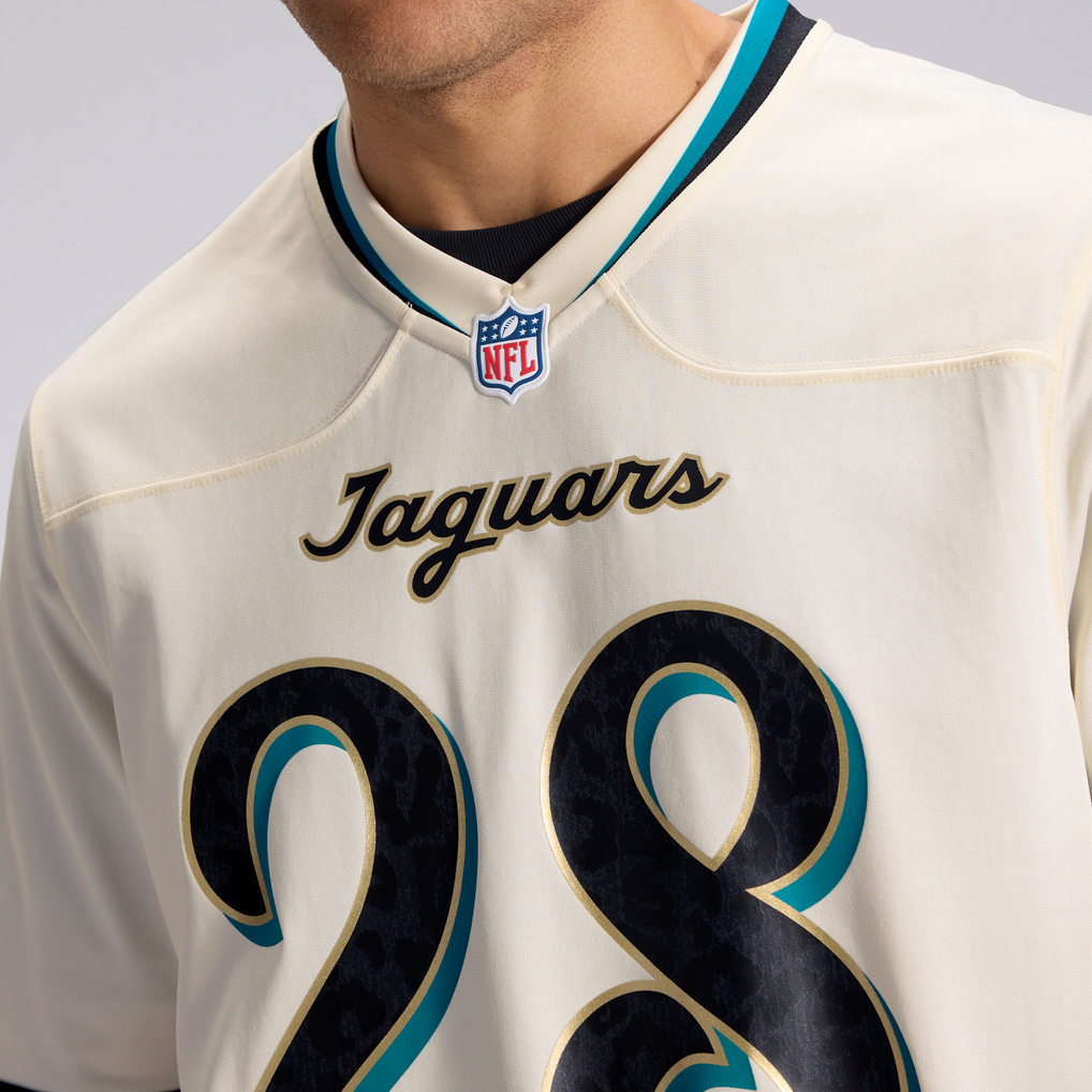 Men's Jacksonville Jaguars Fred Taylor Nike Natural 2026 Rivalries Collection Game Jersey - Image 9