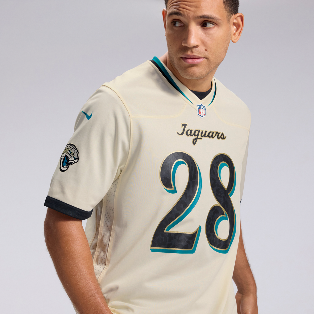 Men's Jacksonville Jaguars Fred Taylor Nike Natural 2026 Rivalries Collection Game Jersey - Image 10