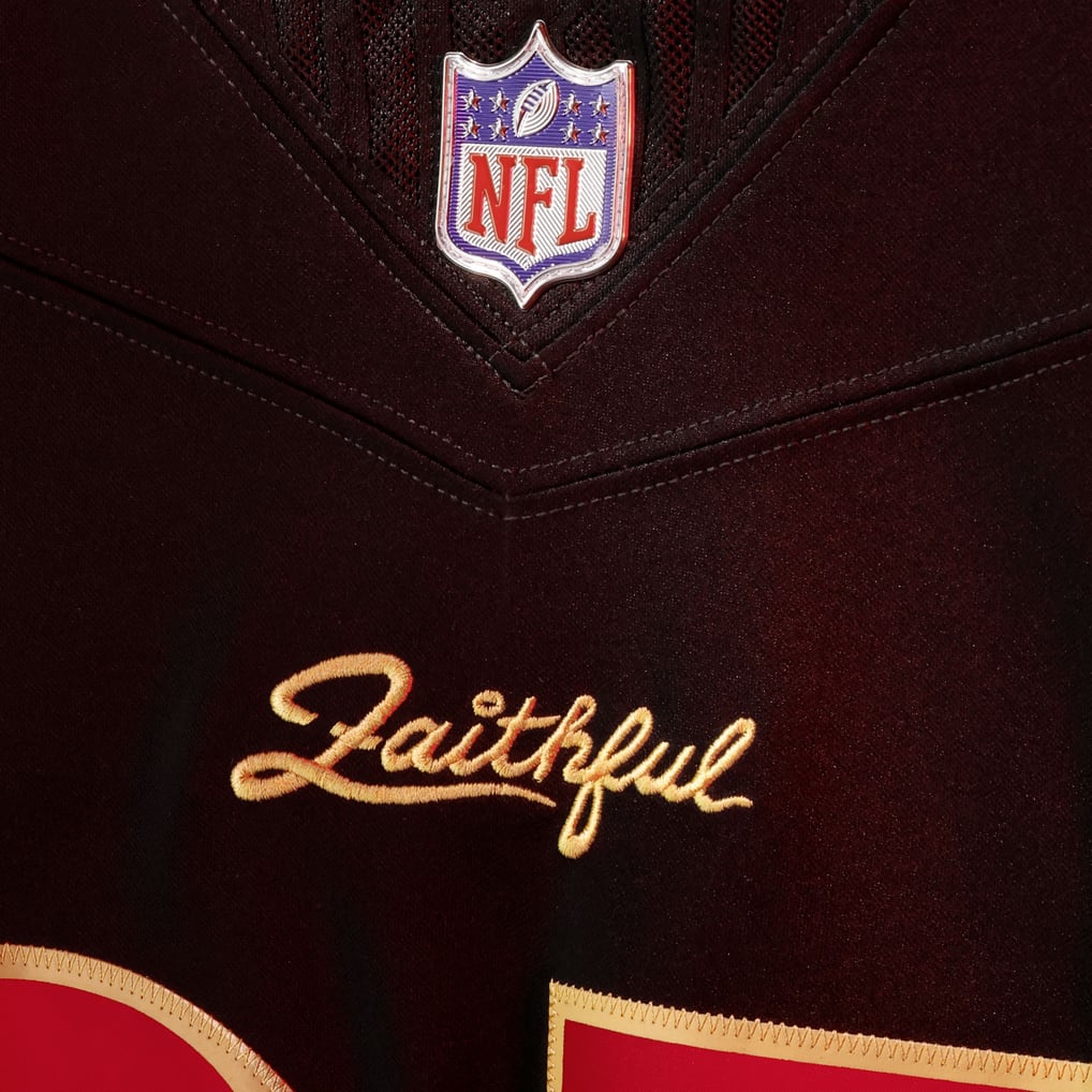 Men's San Francisco 49ers Fred Warner Nike Black Rivalries Collection Stitched Limited Jersey - Image 12