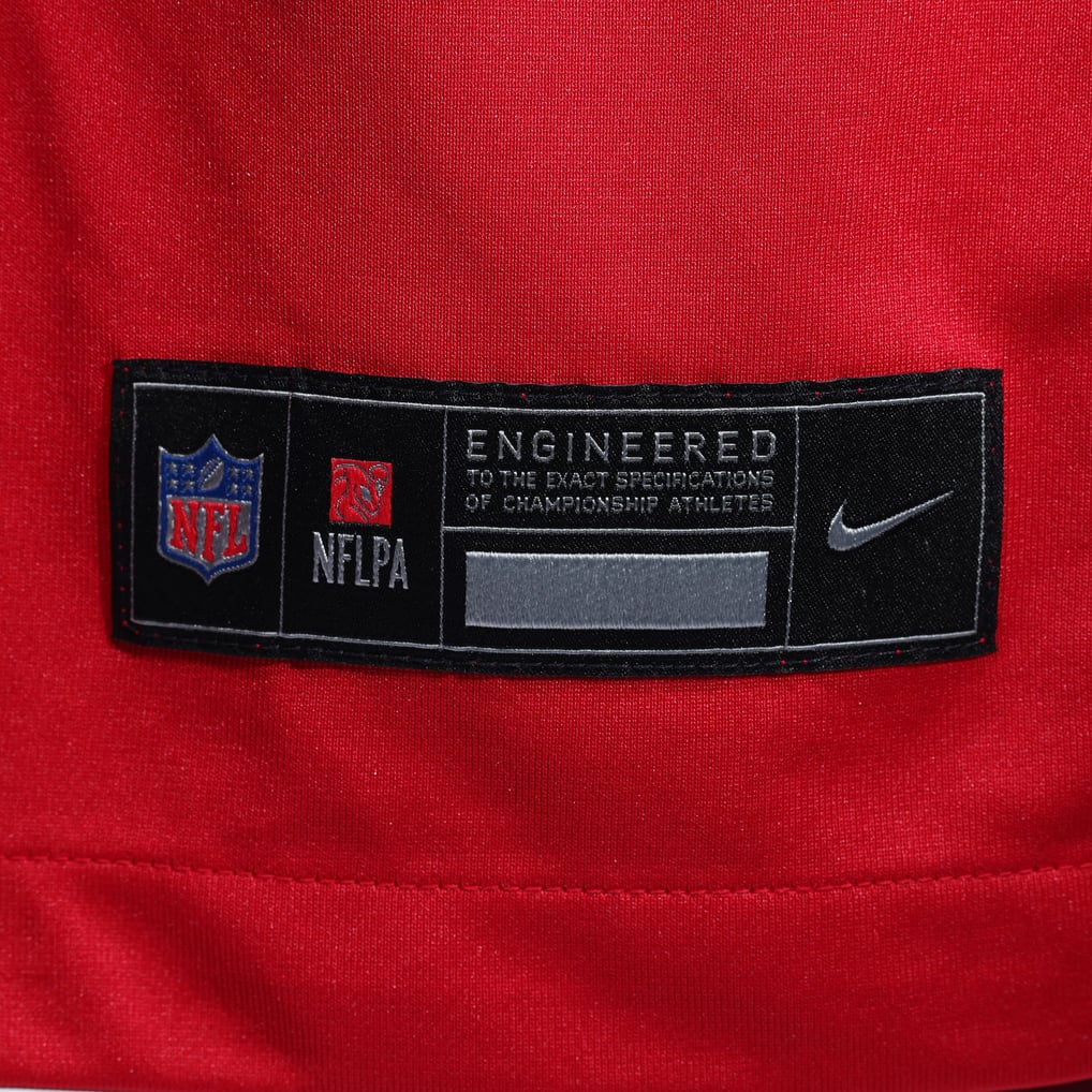 Men's San Francisco 49ers Fred Warner Nike Scarlet Player Game Jersey - Image 7