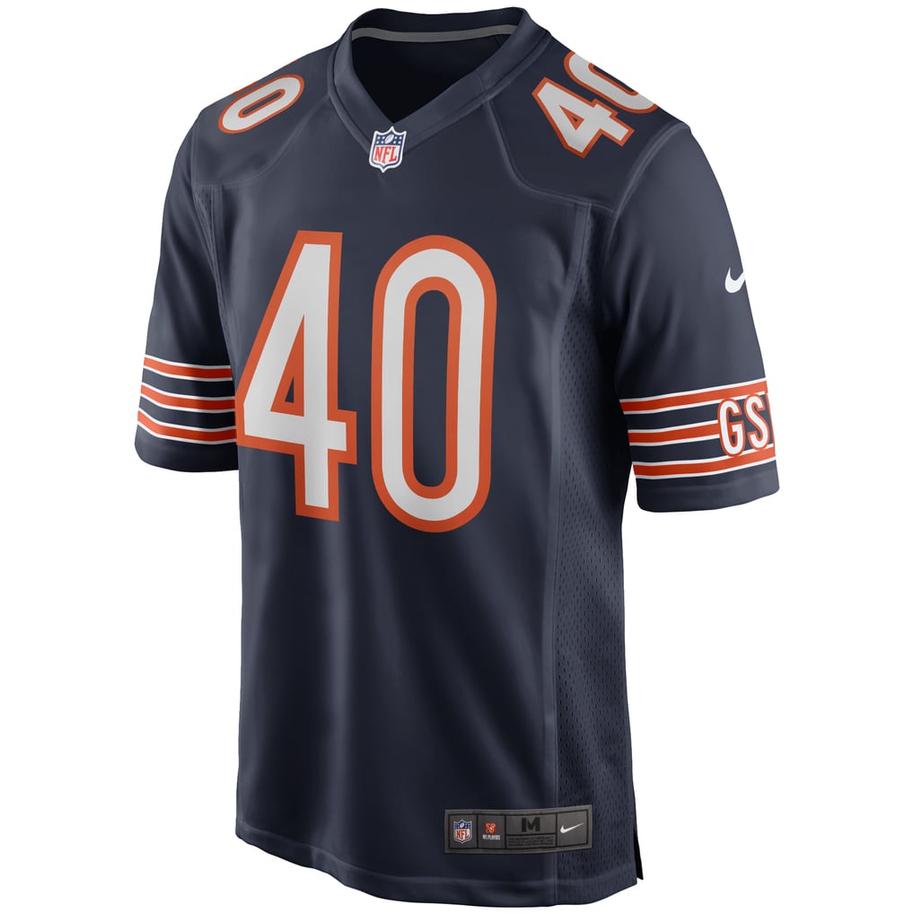 Men's Chicago Bears Gale Sayers Nike Navy Game Retired Player Jersey - Image 3
