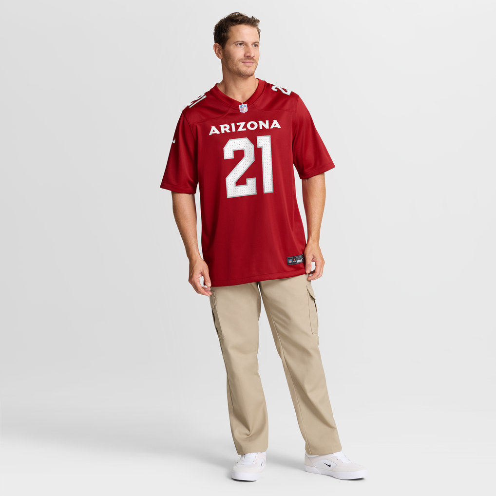 Men's Arizona Cardinals Garrett Williams Nike  Cardinal  Game Jersey - Image 8