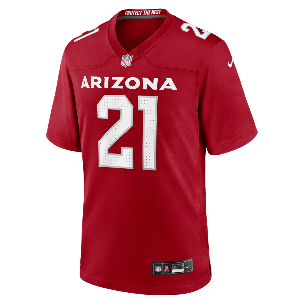 Men's Arizona Cardinals Garrett Williams Nike  Cardinal  Game Jersey - Image 3