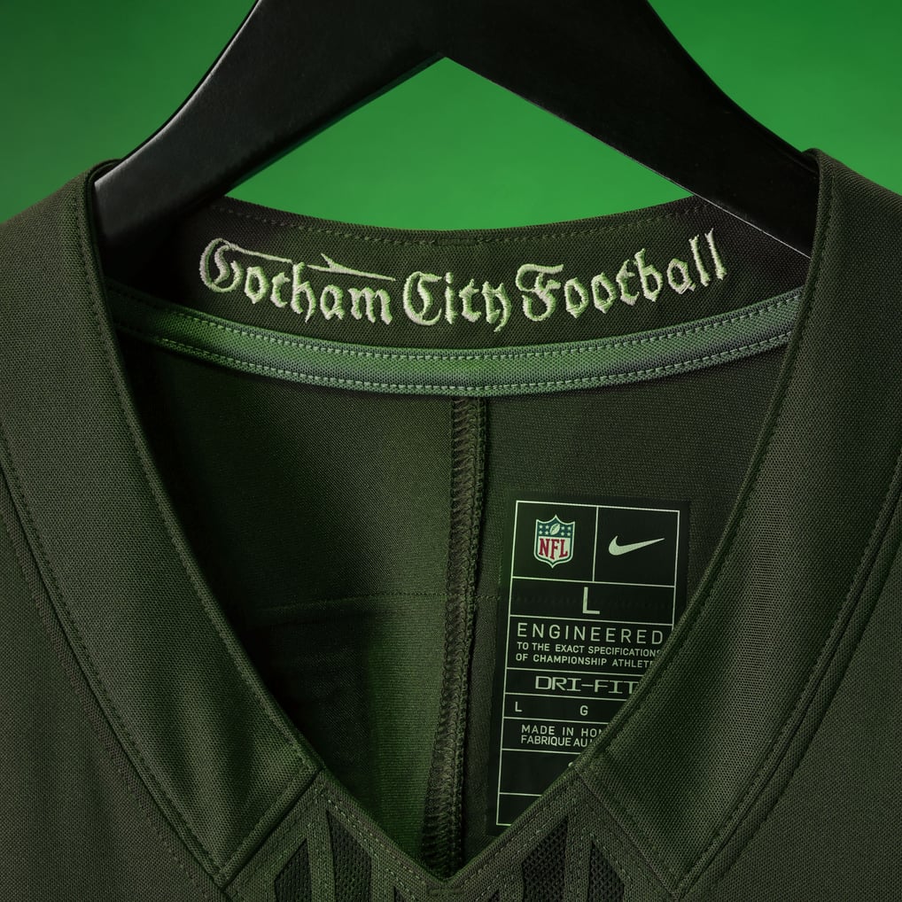 Men's New York Jets Garrett Wilson Nike Green Rivalries Collection Stitched Limited Jersey - Image 5